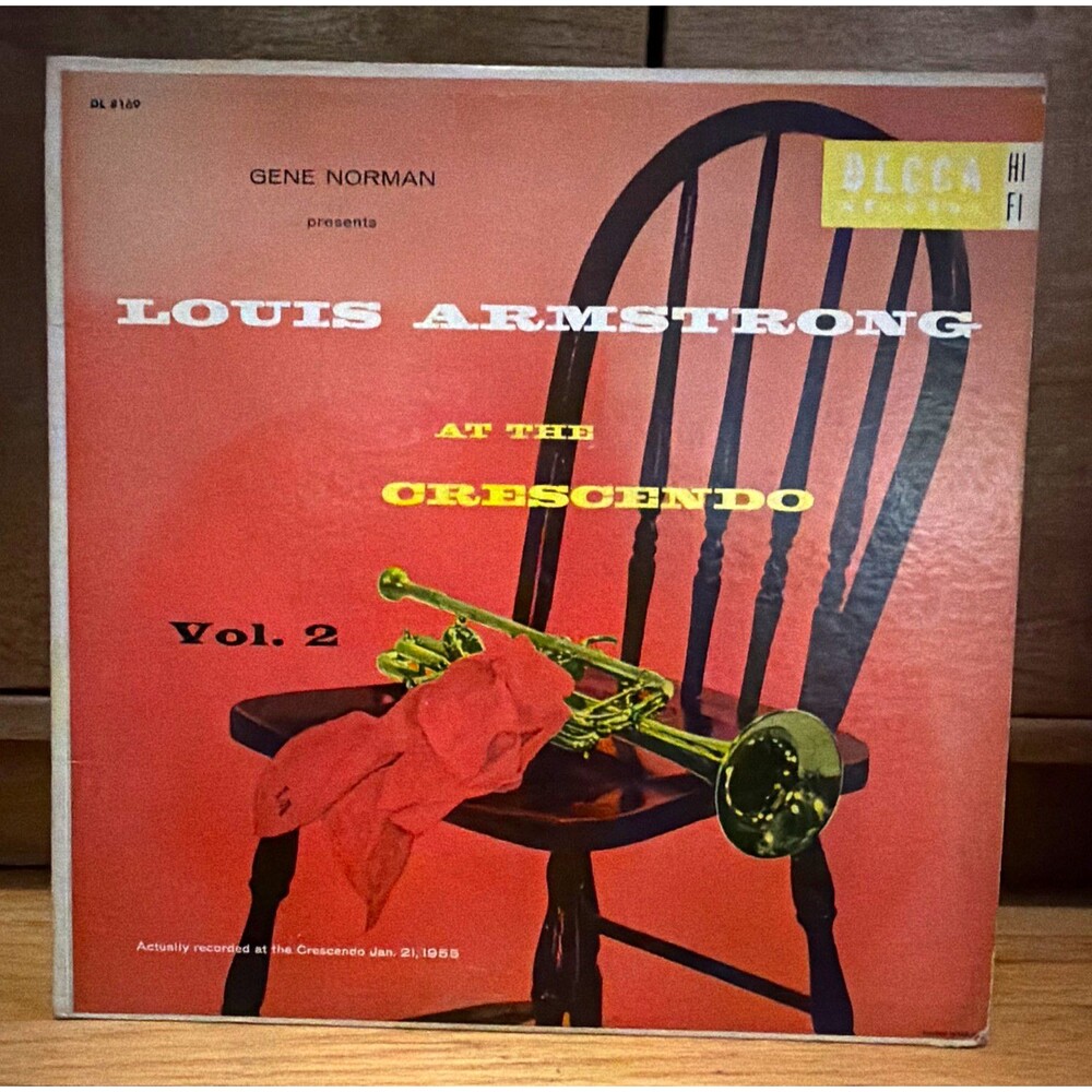 Decca Louis Armstrong at the Crescendo Vol. 2 12" 33RPM Vinyl LP DL 8169